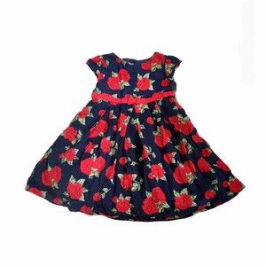 JoJo Maman Bebe Girls Rose Corduroy Dress 18-24M